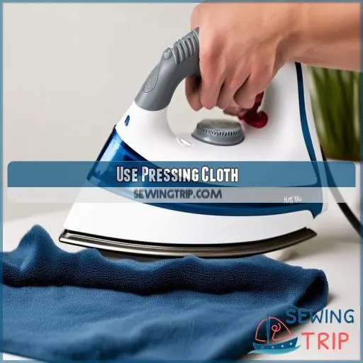 Use Pressing Cloth