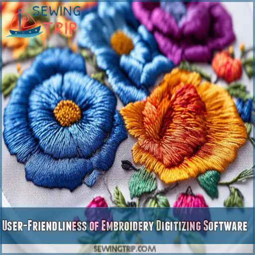 User-Friendliness of Embroidery Digitizing Software