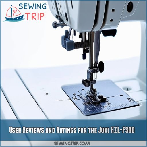 User Reviews and Ratings for the Juki HZL-F300