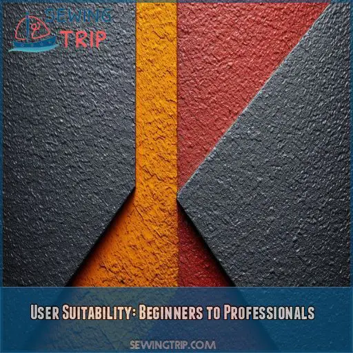 User Suitability: Beginners to Professionals