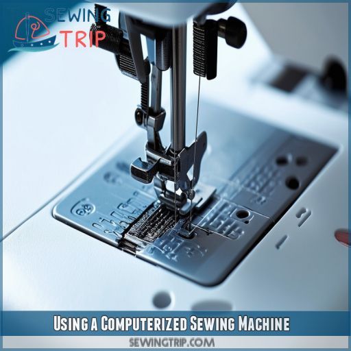 Using a Computerized Sewing Machine