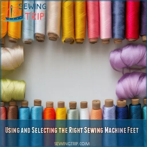 Using and Selecting the Right Sewing Machine Feet