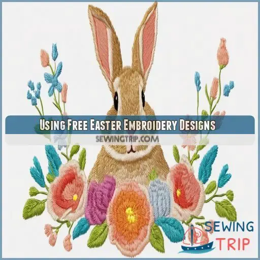 Using Free Easter Embroidery Designs