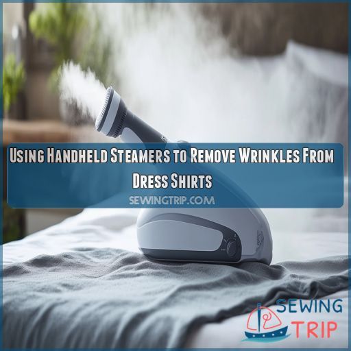 Using Handheld Steamers to Remove Wrinkles From Dress Shirts