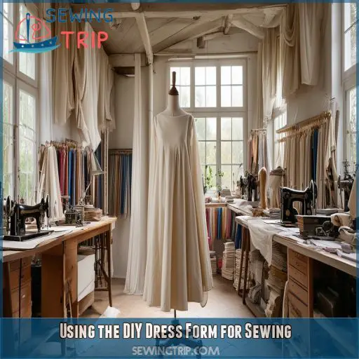 Using the DIY Dress Form for Sewing