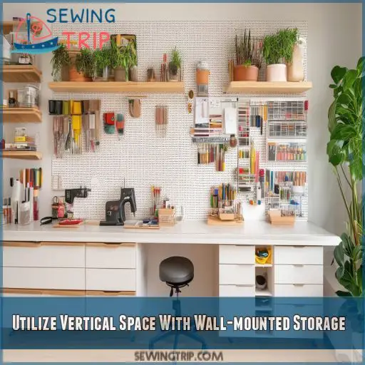 Utilize Vertical Space With Wall-mounted Storage
