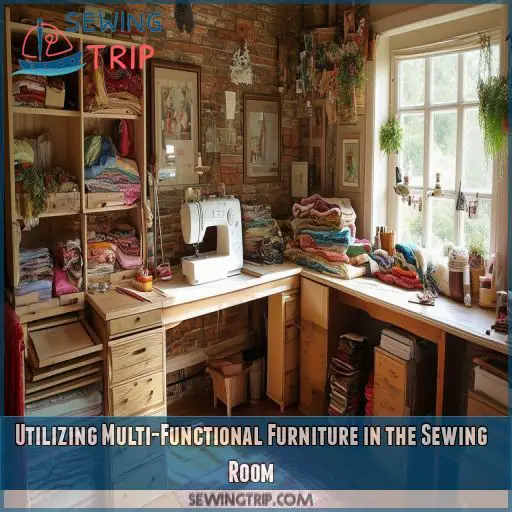 Utilizing Multi-Functional Furniture in the Sewing Room Utilizing Multi-Functional Furniture in the Sewing Room