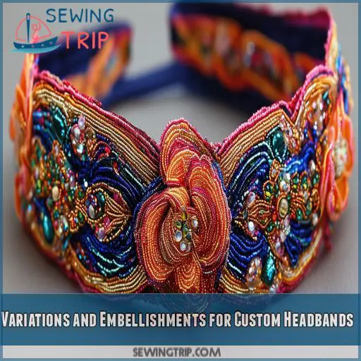 Variations and Embellishments for Custom Headbands