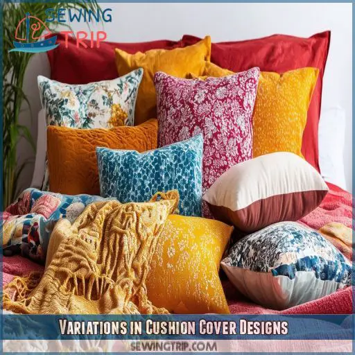 Variations in Cushion Cover Designs