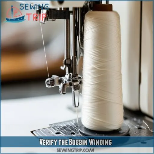 Verify the Bobbin Winding