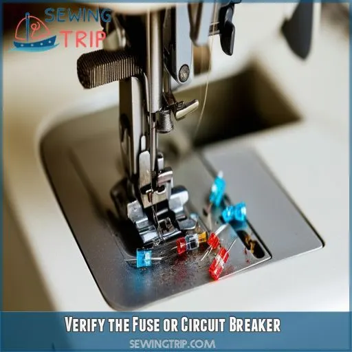 Verify the Fuse or Circuit Breaker