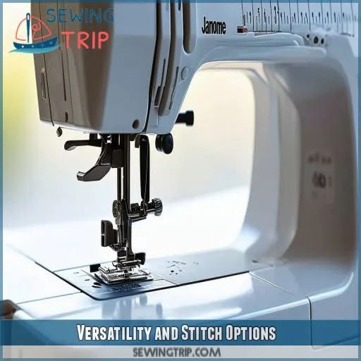 Versatility and Stitch Options