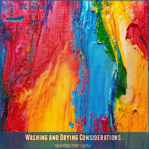 Washing and Drying Considerations