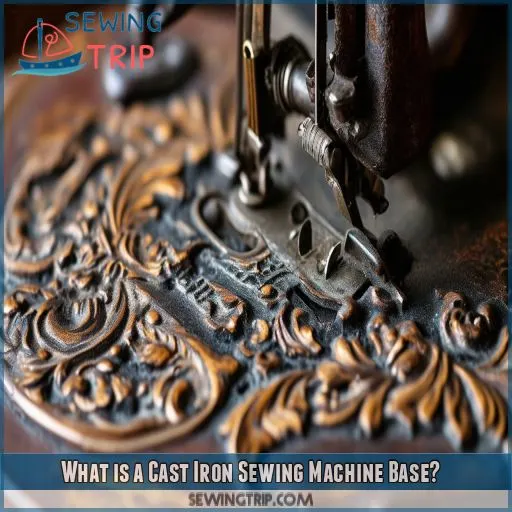 What is a Cast Iron Sewing Machine Base