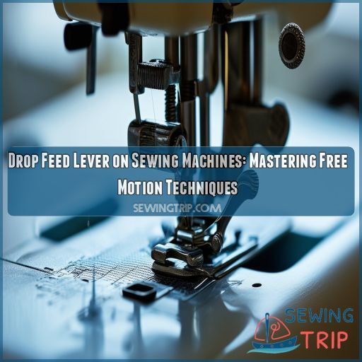Drop Feed Lever on Sewing Machines Mastering Free Motion Techniques