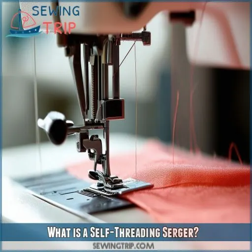 What is a Self-Threading Serger