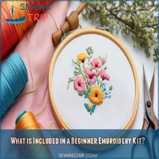 What is Included in a Beginner Embroidery Kit