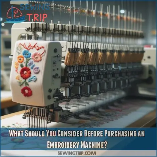 What Should You Consider Before Purchasing an Embroidery Machine