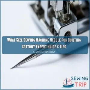 what size sewing machine needle for quilting cotton