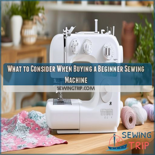 What to Consider When Buying a Beginner Sewing Machine