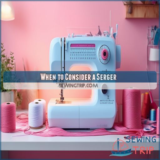 When to Consider a Serger When to Consider a Serger