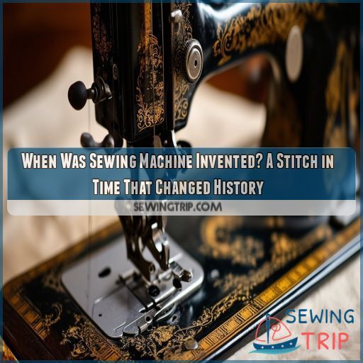 When Was Sewing Machine Invented? A Stitch in Time That Changed History