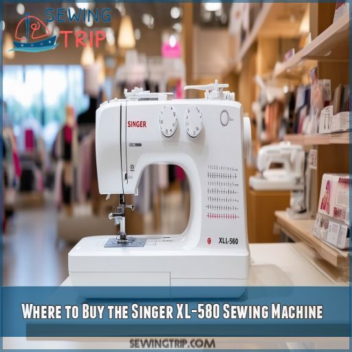Where to Buy the Singer XL-580 Sewing Machine