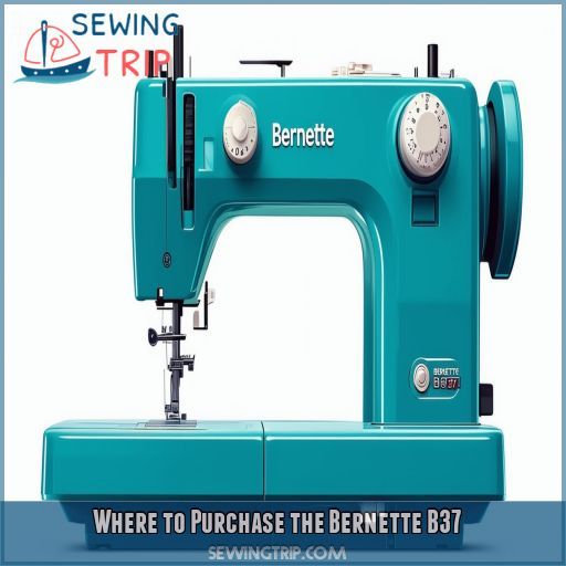 Where to Purchase the Bernette B37