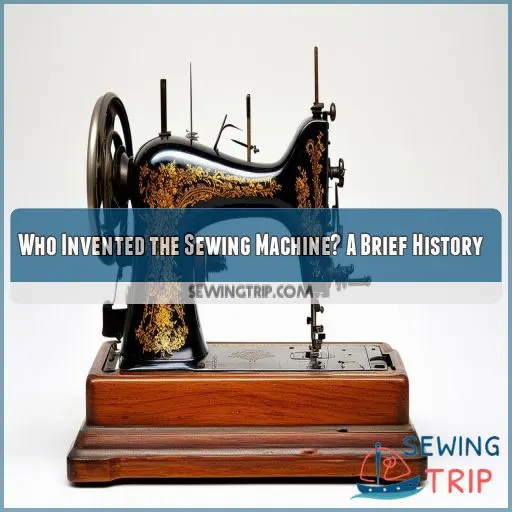 who made the sewing machine