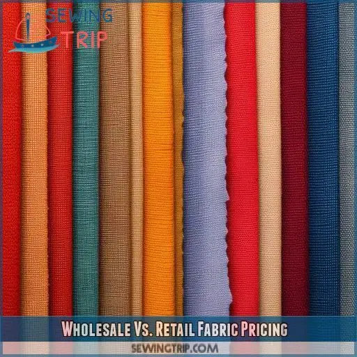 Wholesale Vs. Retail Fabric Pricing