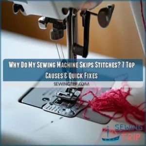 why do my sewing machine skips stitches