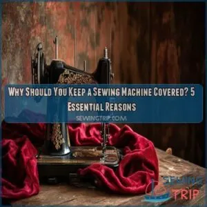 why should you keep a sewing machine covered