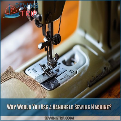 Why Would You Use a Handheld Sewing Machine