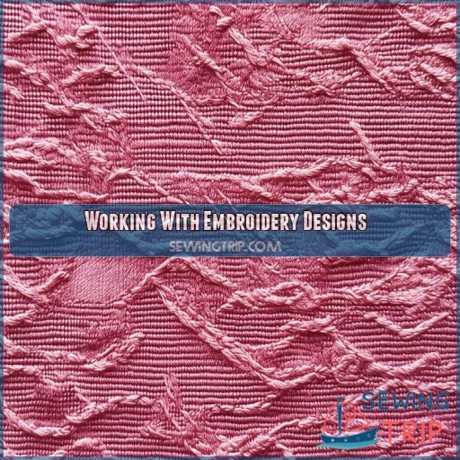 Working With Embroidery Designs Working With Embroidery Designs