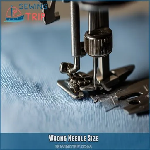 Wrong Needle Size