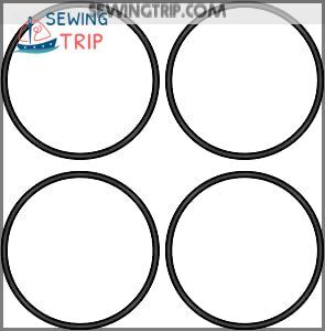Singer Sewing Machine Motors: 7 Best Buys, Tips, and Tricks 6 4Pcs Sewing Machine Rubber Belt