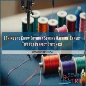 7 things to know buying a sewing machine