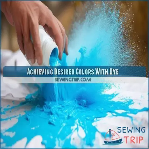 Achieving Desired Colors With Dye