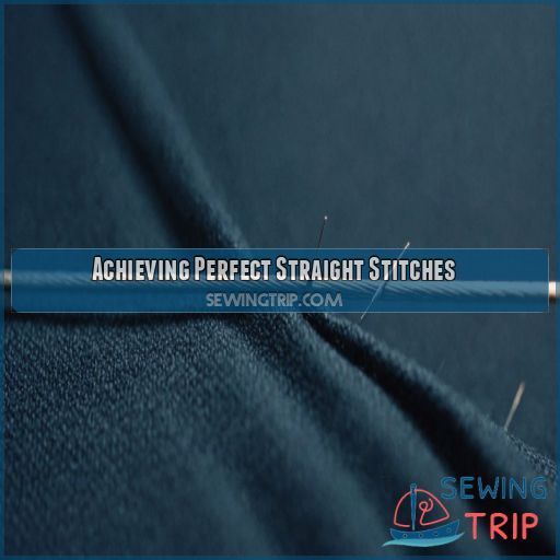 Achieving Perfect Straight Stitches