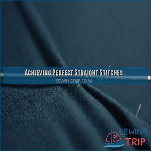 Achieving Perfect Straight Stitches