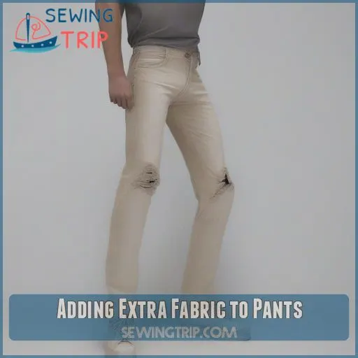 Adding Extra Fabric to Pants