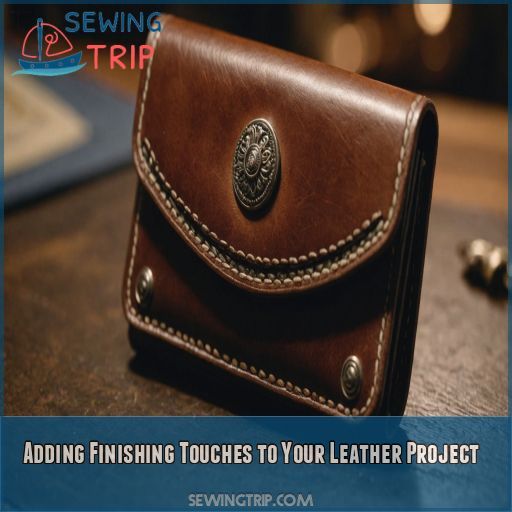 Adding Finishing Touches to Your Leather Project