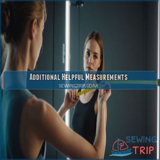 Additional Helpful Measurements Additional Helpful Measurements