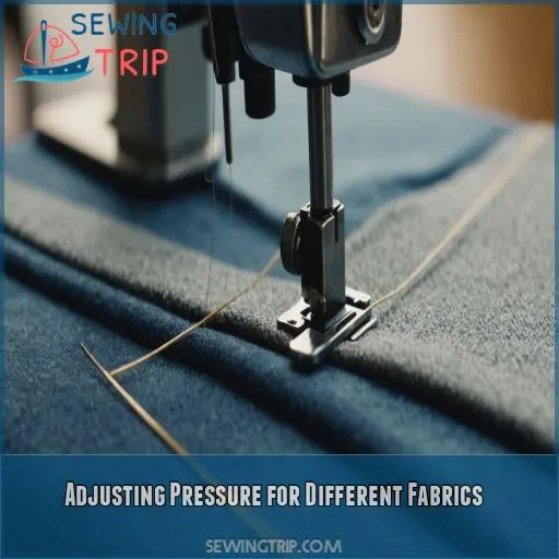 Adjusting Pressure for Different Fabrics