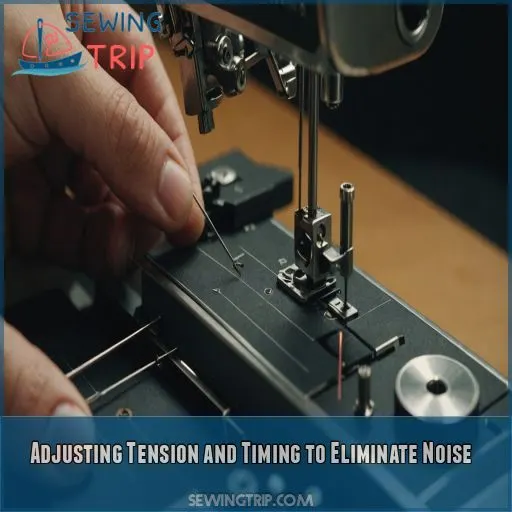 Adjusting Tension and Timing to Eliminate Noise