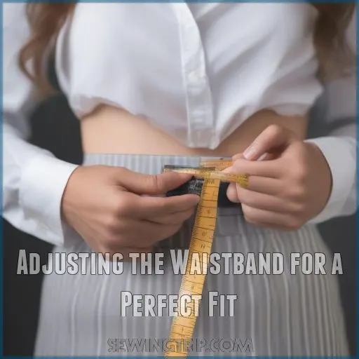 Adjusting the Waistband for a Perfect Fit