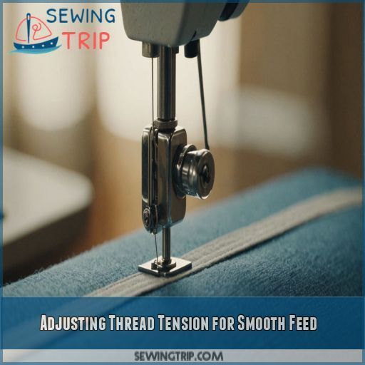 Adjusting Thread Tension for Smooth Feed Adjusting Thread Tension for Smooth Feed