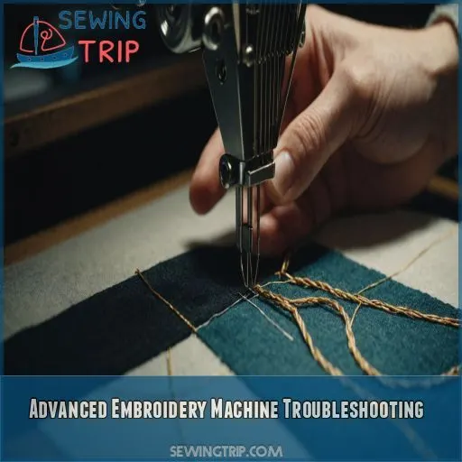 Advanced Embroidery Machine Troubleshooting