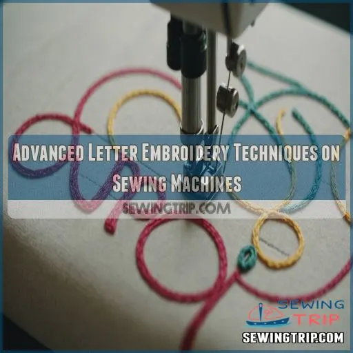 Advanced Letter Embroidery Techniques on Sewing Machines