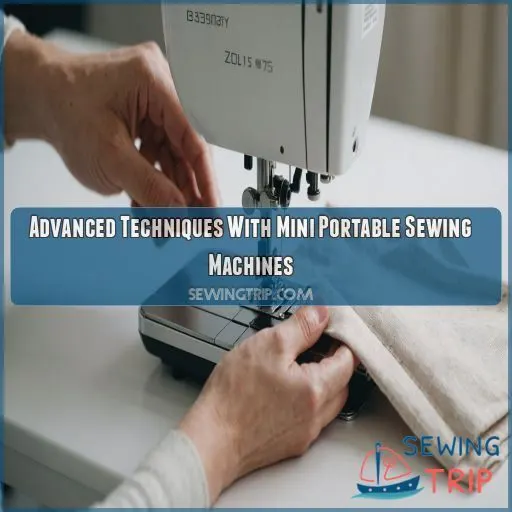 Advanced Techniques With Mini Portable Sewing Machines